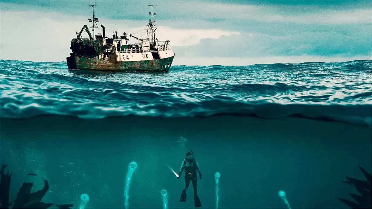 渔船私自进入禁区，被深海怪物当成产卵工具，船员爆体而亡！